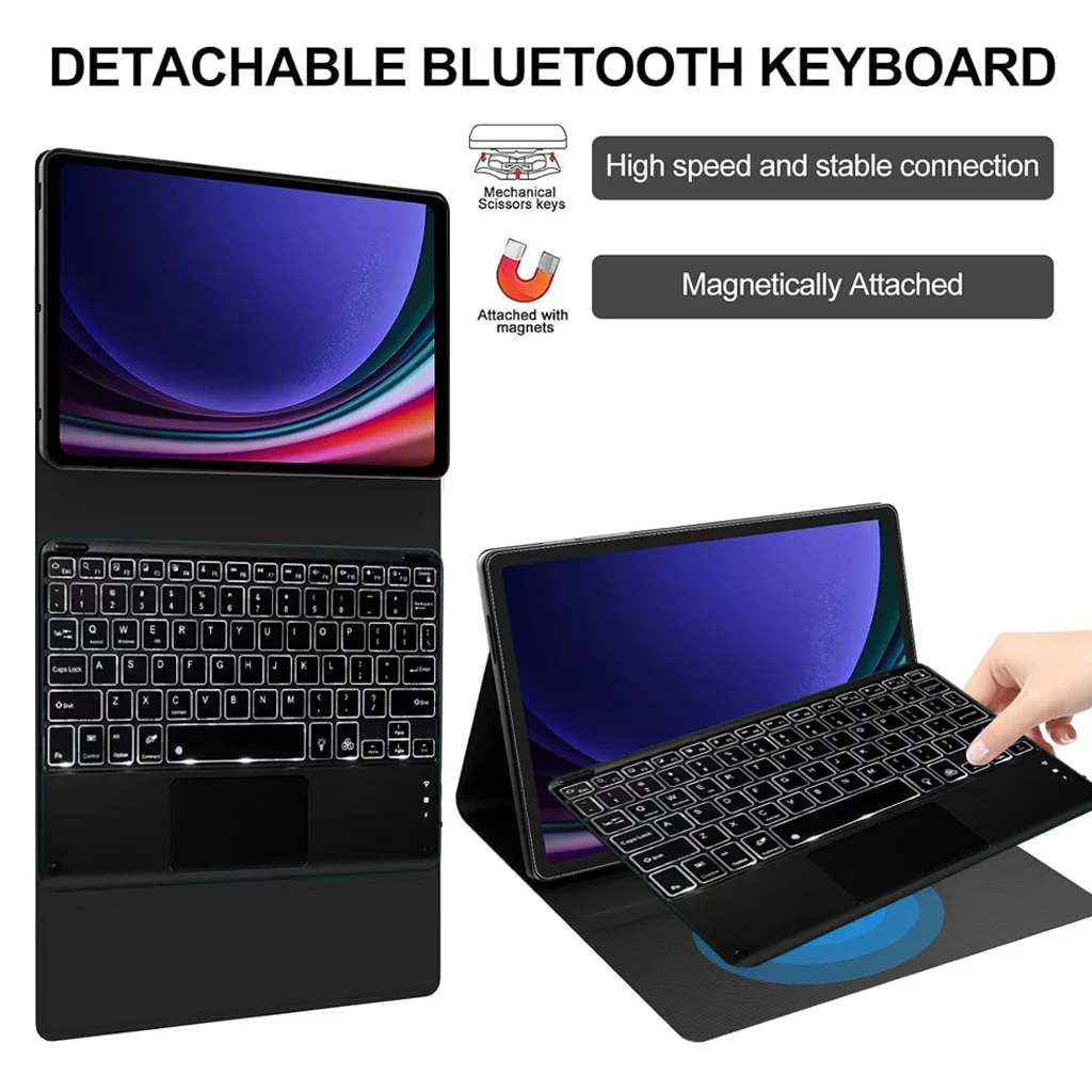 LX106T Keyboard Case for Lenovo Tab M10 FHD Plus 3rd Gen 10.61 - Image 5