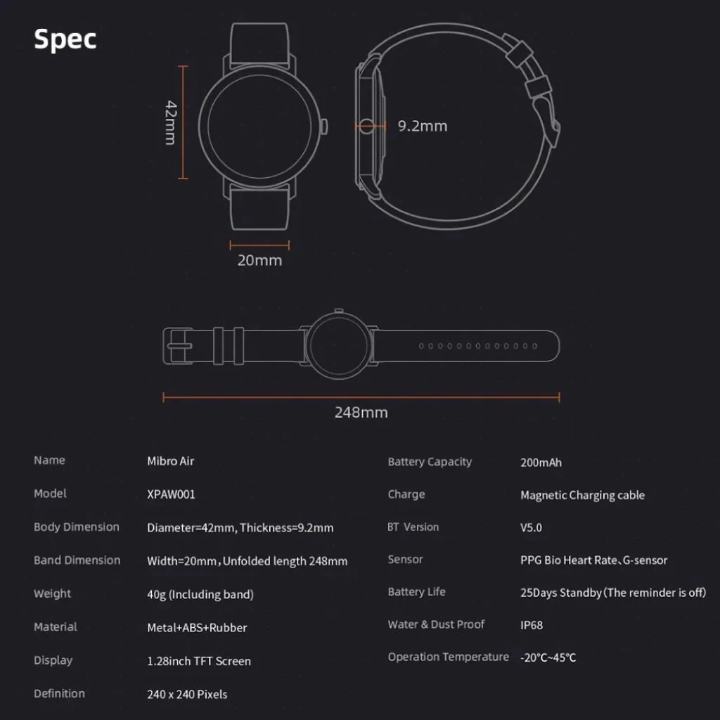 Mibro - Air Smart Watch - Image 175