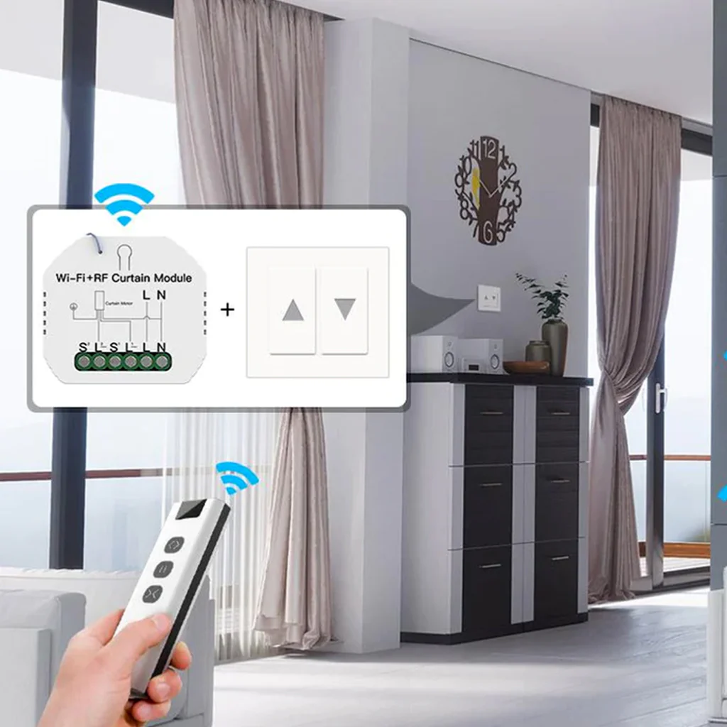 MOES - Smart Curtain Remote Control - Image 4