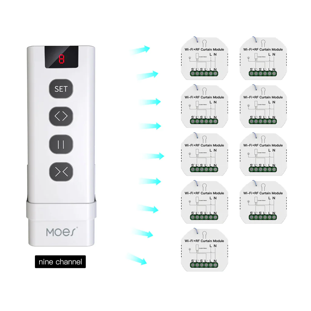MOES - Smart Curtain Remote Control - Image 8