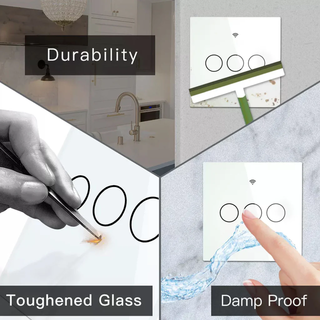 MOES - WiFi Wall Touch Smart Switch - Image 7