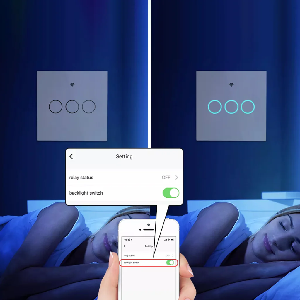 MOES - WiFi Wall Touch Smart Switch - Image 8