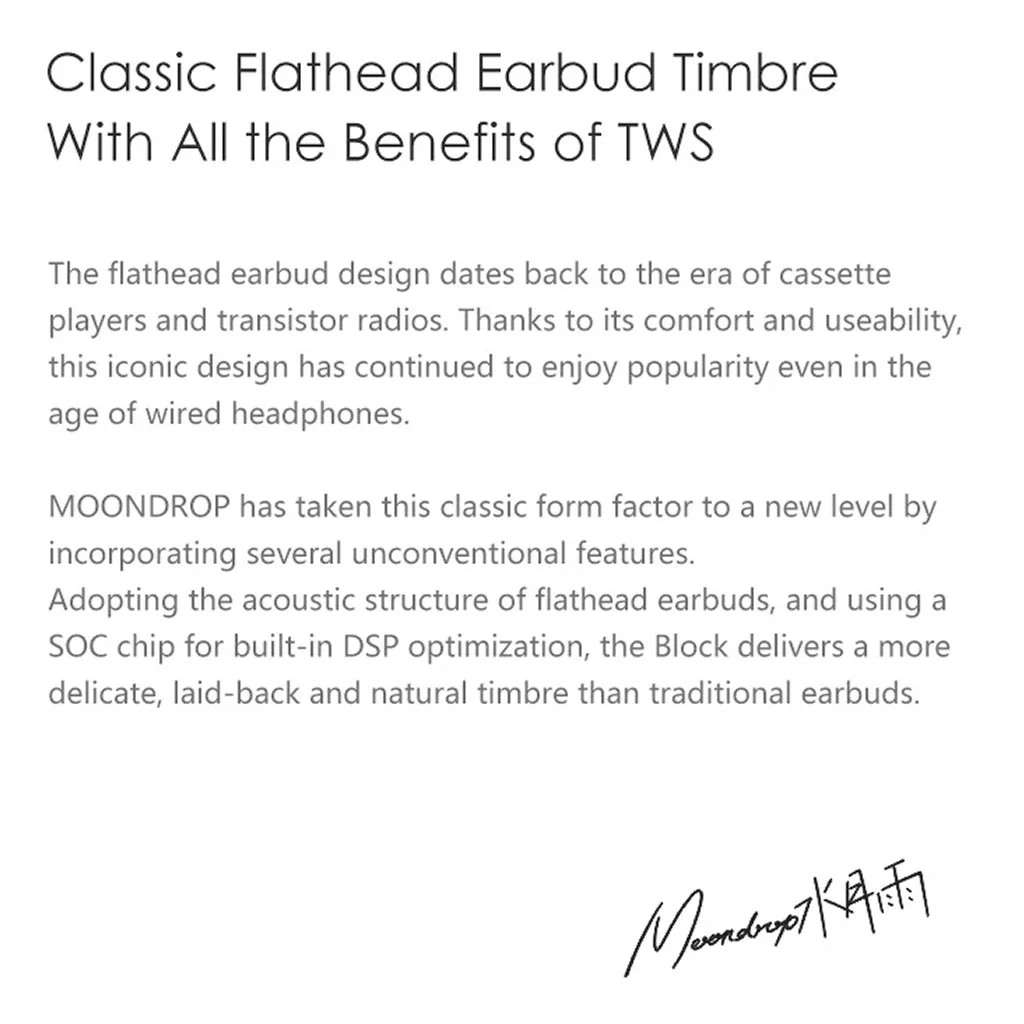 MOONDROP - BLOCK V5.4 Bluetooth True Wireless TWS Earbuds - Image 4