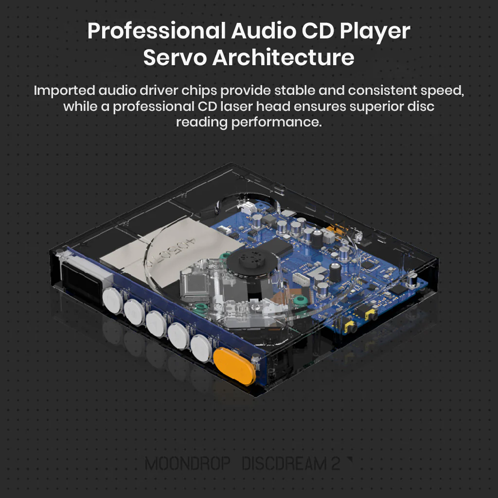 MOONDROP DISCDREAM 2 Portable HiFi CD Player - Image 10
