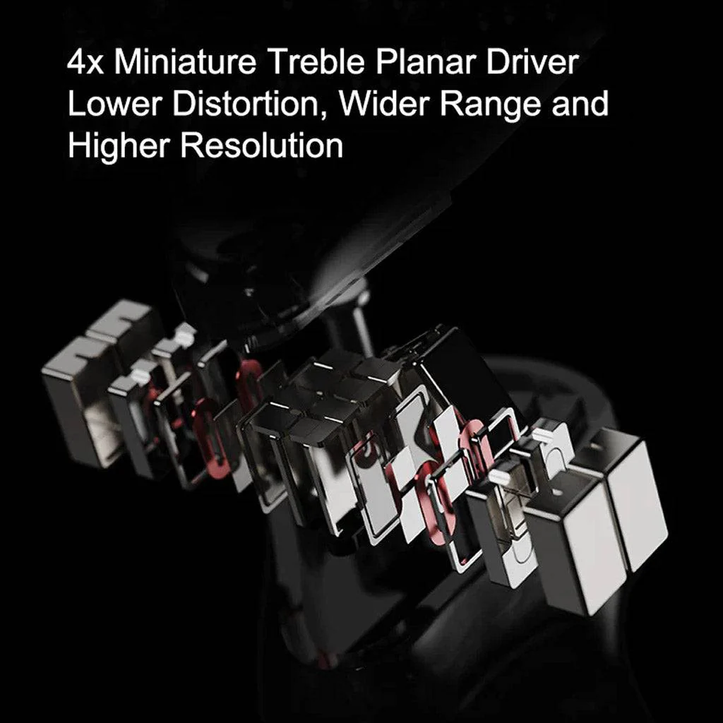 MOONDROP - Meteor 4 Planar+2BA+1 Dynamic Drivers Tribrid IEM - Image 3