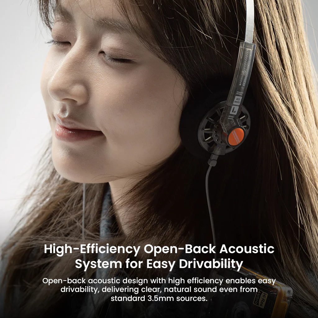 MOONDROP - Old Fashioned 40mm DD On-ear Headphone - Image 4