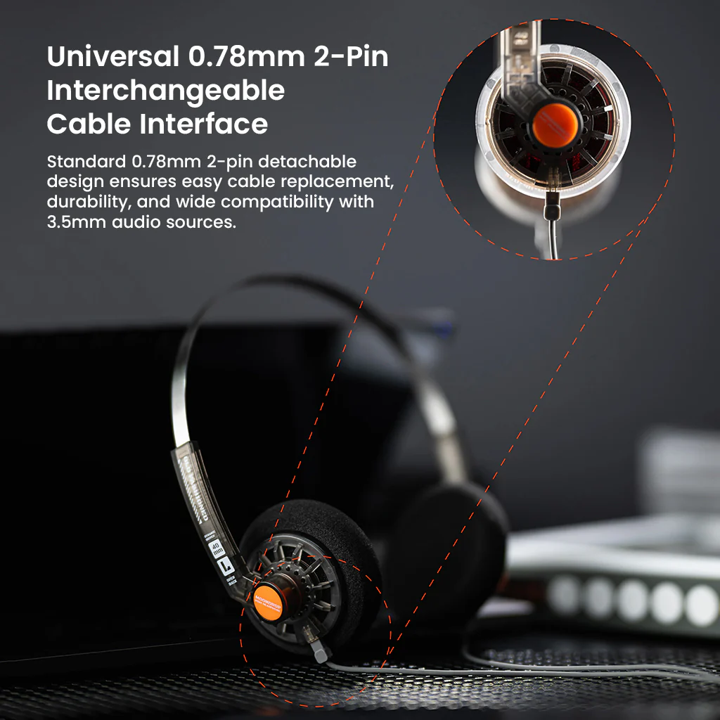 MOONDROP - Old Fashioned 40mm DD On-ear Headphone - Image 8