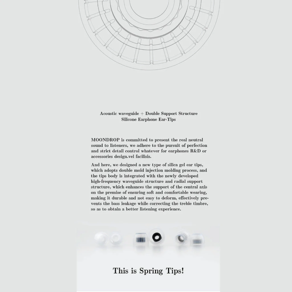 MOONDROP - Spring Tips Silicone Eartips for IEM - Image 8