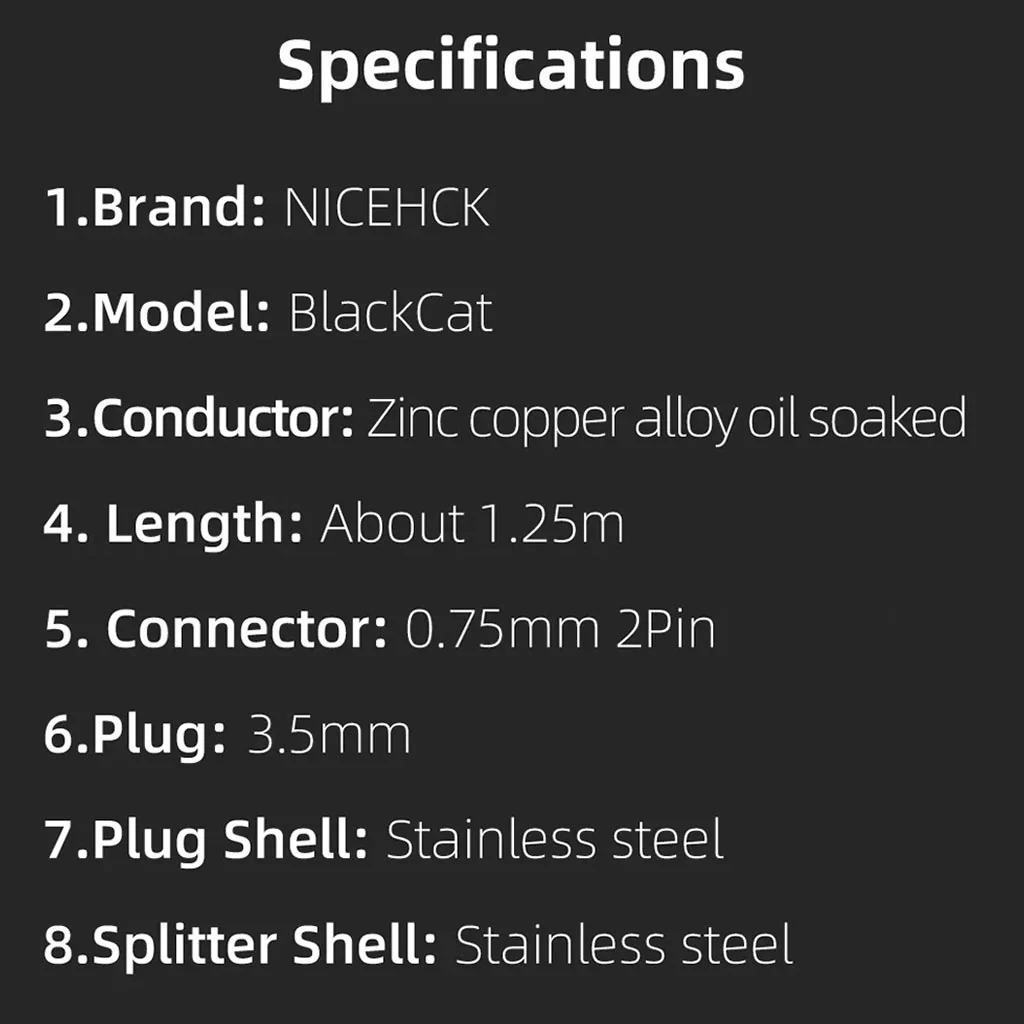 NICEHCK BlackCat Upgrade Cable for IEMs - Image 4