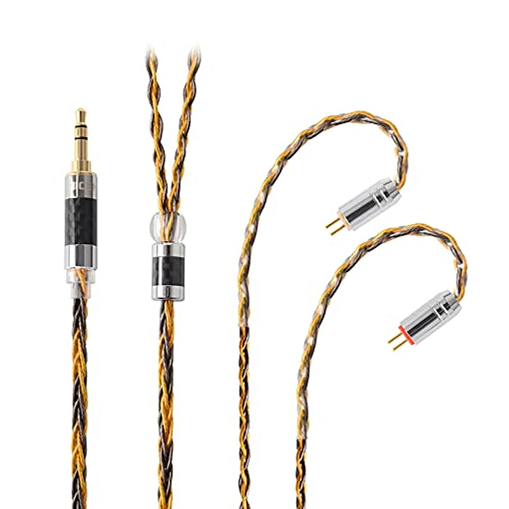 NICEHCK C8-1 8 Core Silver Plated Upgrade Cable for IEM