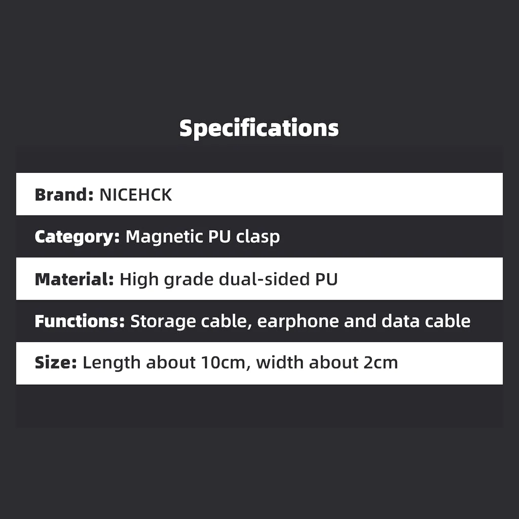 NICEHCK - Magnetic Cable Tie Organizer for IEMs & Upgrade Cable - Image 7