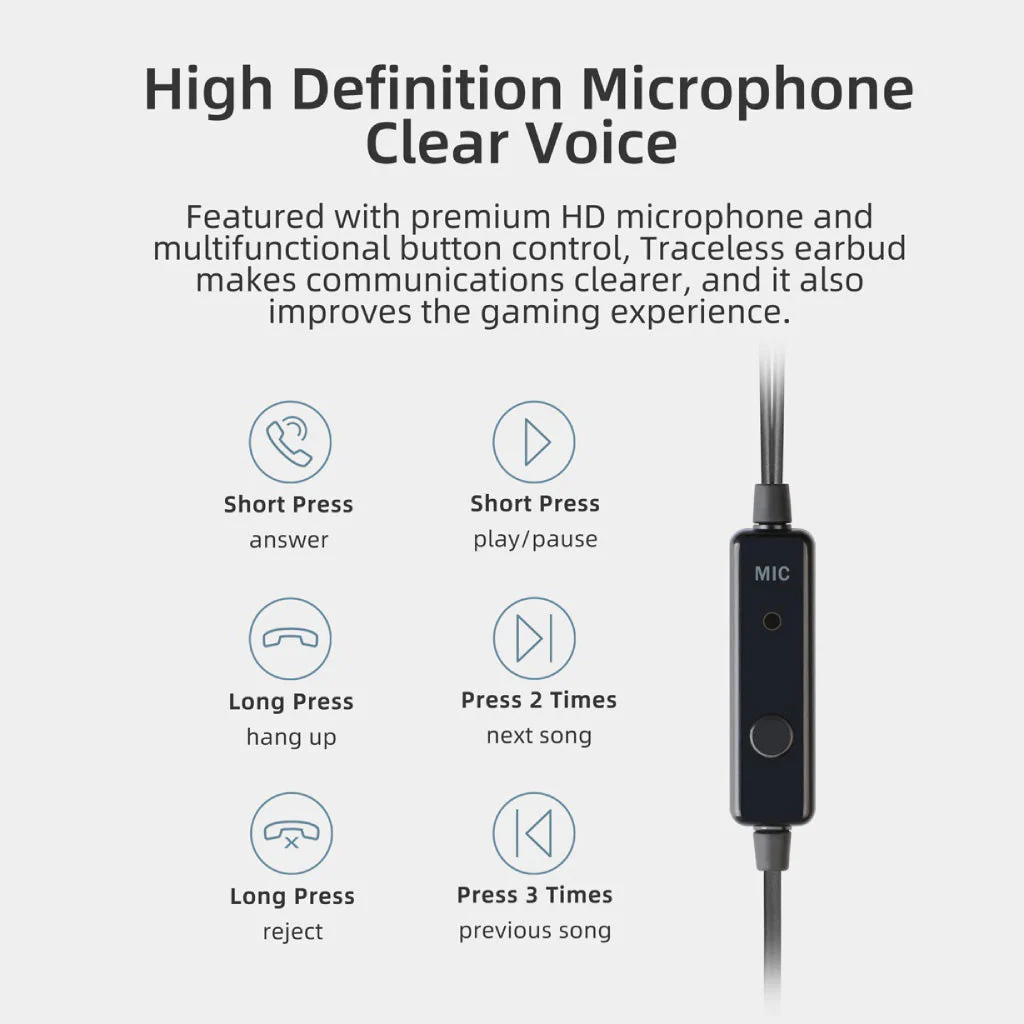 NICEHCK - Traceless Wired Earphone - Image 3