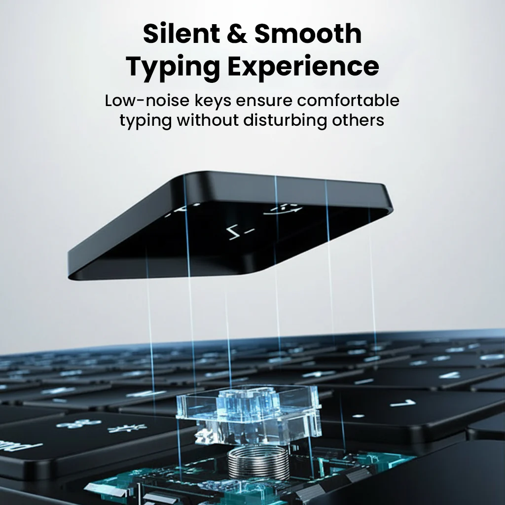 Keyboard Case for OnePlus Pad Go 2 12.1” Cover with Trackpad and Backlit - Image 7