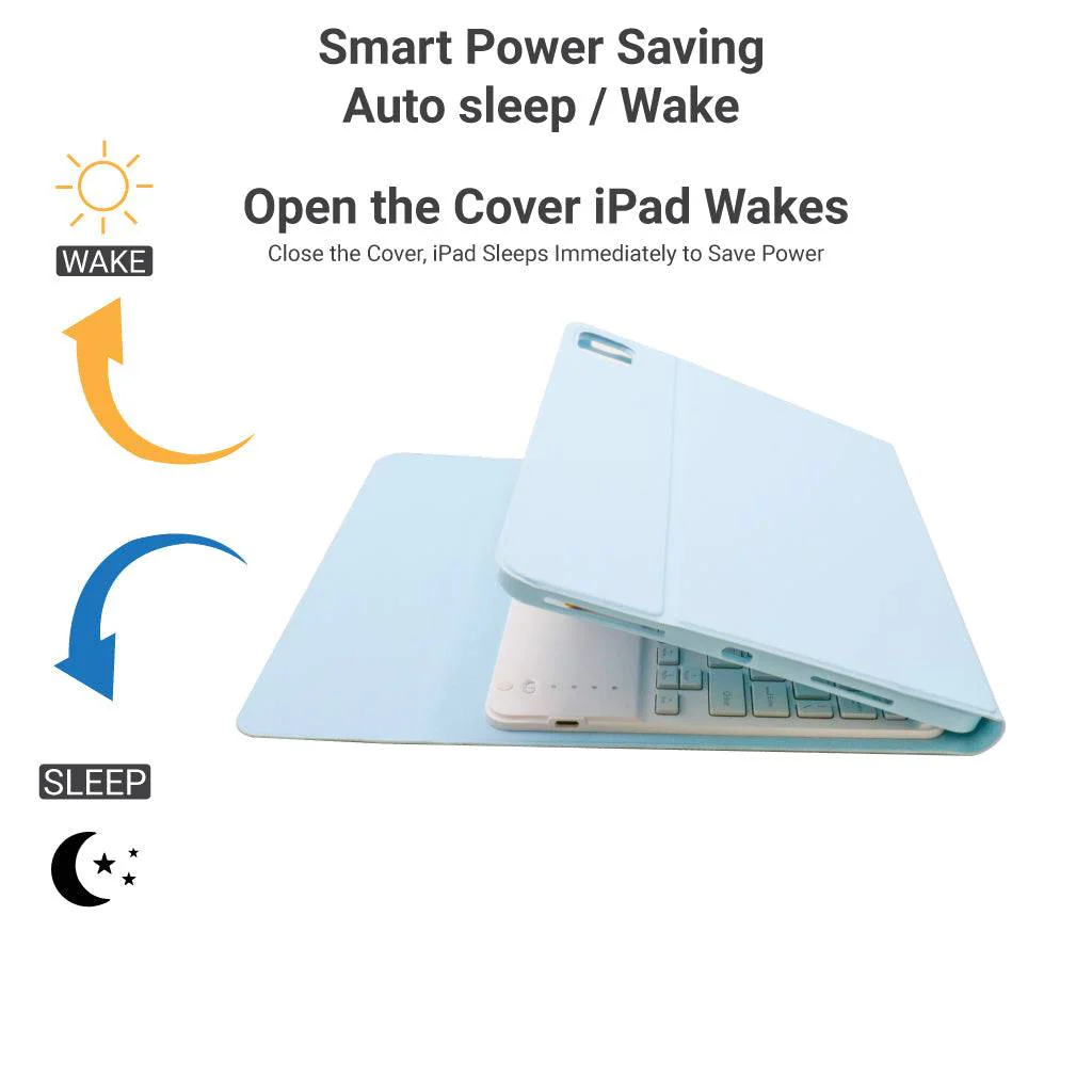 TECPHILE - PS11T Wireless Keyboard Case For iPad - Image 14