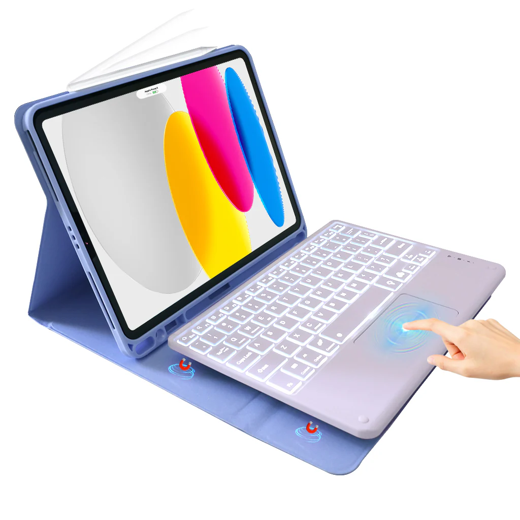 TECPHILE - PS11T Wireless Keyboard Case For iPad - Image 32