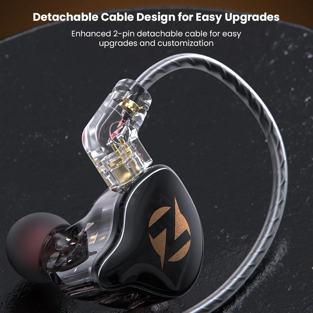 QKZ- AK9 Pro 11mm Dynamic Driver In-Ear Monitor - Image 10
