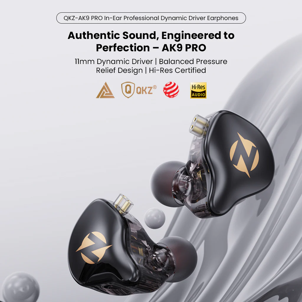 QKZ- AK9 Pro 11mm Dynamic Driver In-Ear Monitor - Image 2