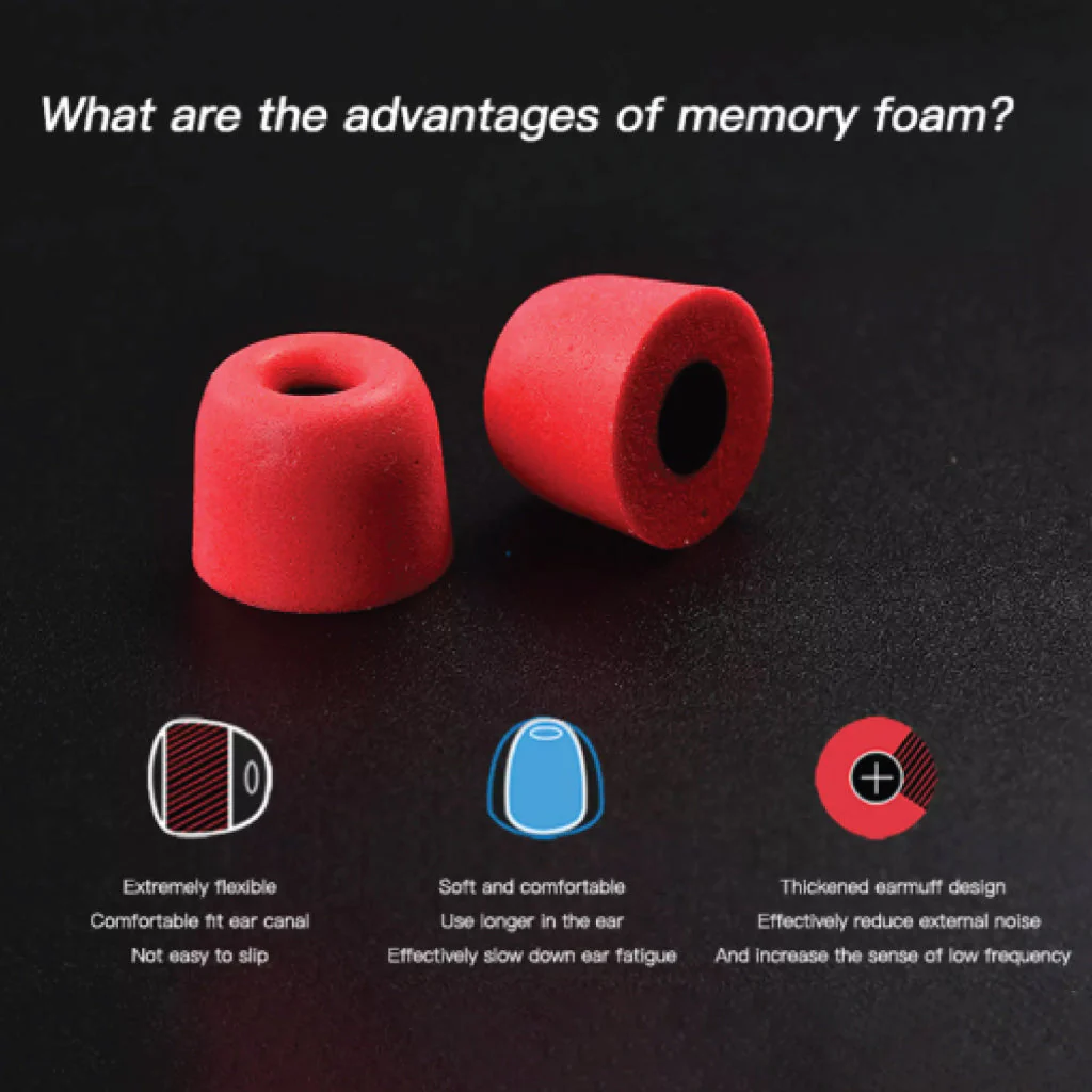 QKZ - T400 Memory Foam Eartips - Image 4