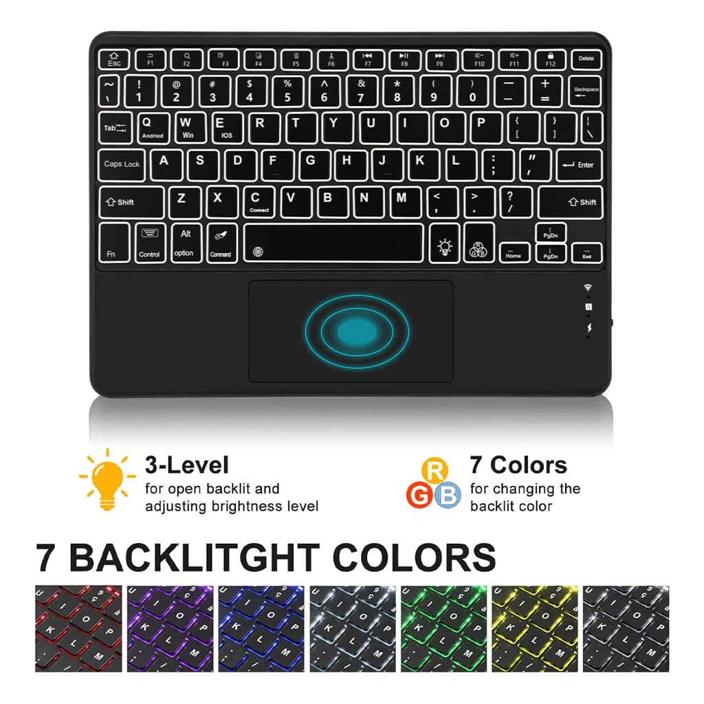 RM121 Keyboard Case for Xiaomi Redmi Pad 2 Pro, Redmi Pad Pro 12.1-inch - Image 10