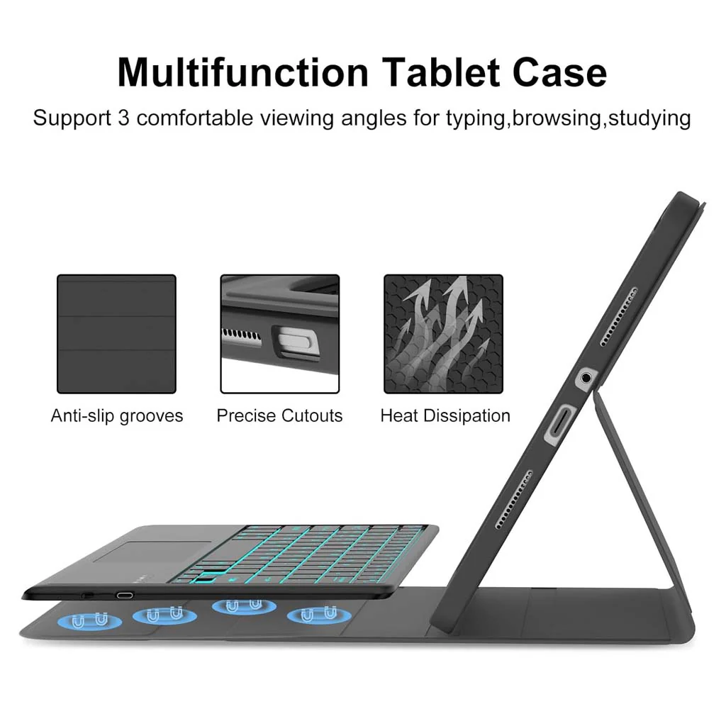 RM121 Keyboard Case for Xiaomi Redmi Pad 2 Pro, Redmi Pad Pro 12.1-inch - Image 13