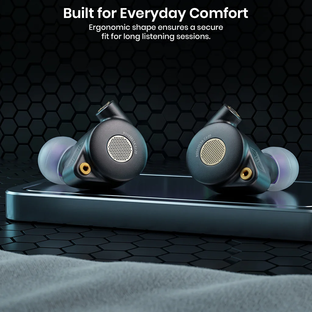 ROSESELSA x AAV CJ20 14.2mm Planar Magnetic Driver In-Ear Monitor - Image 8