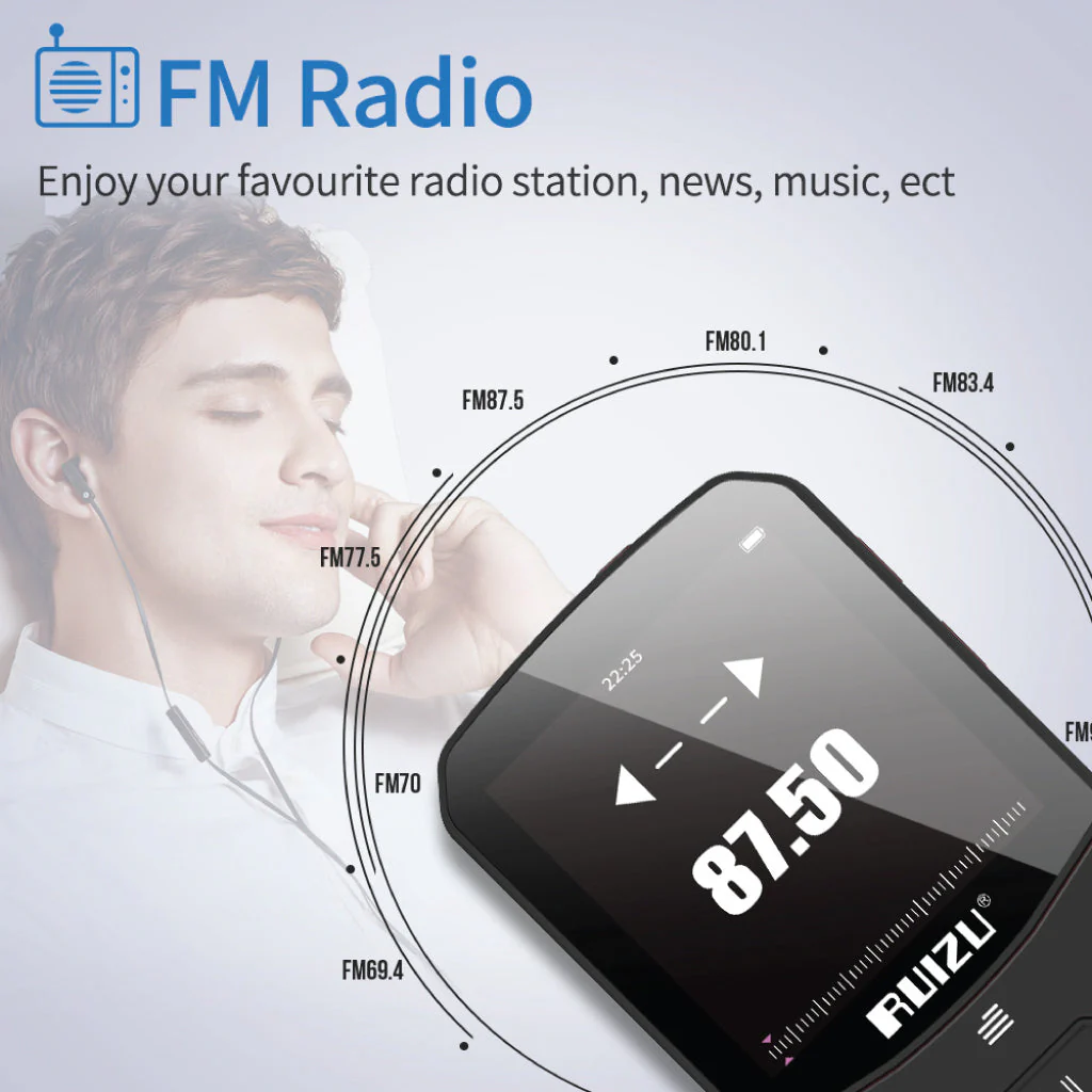 RUIZU - X52 Mp3 Player - Image 8