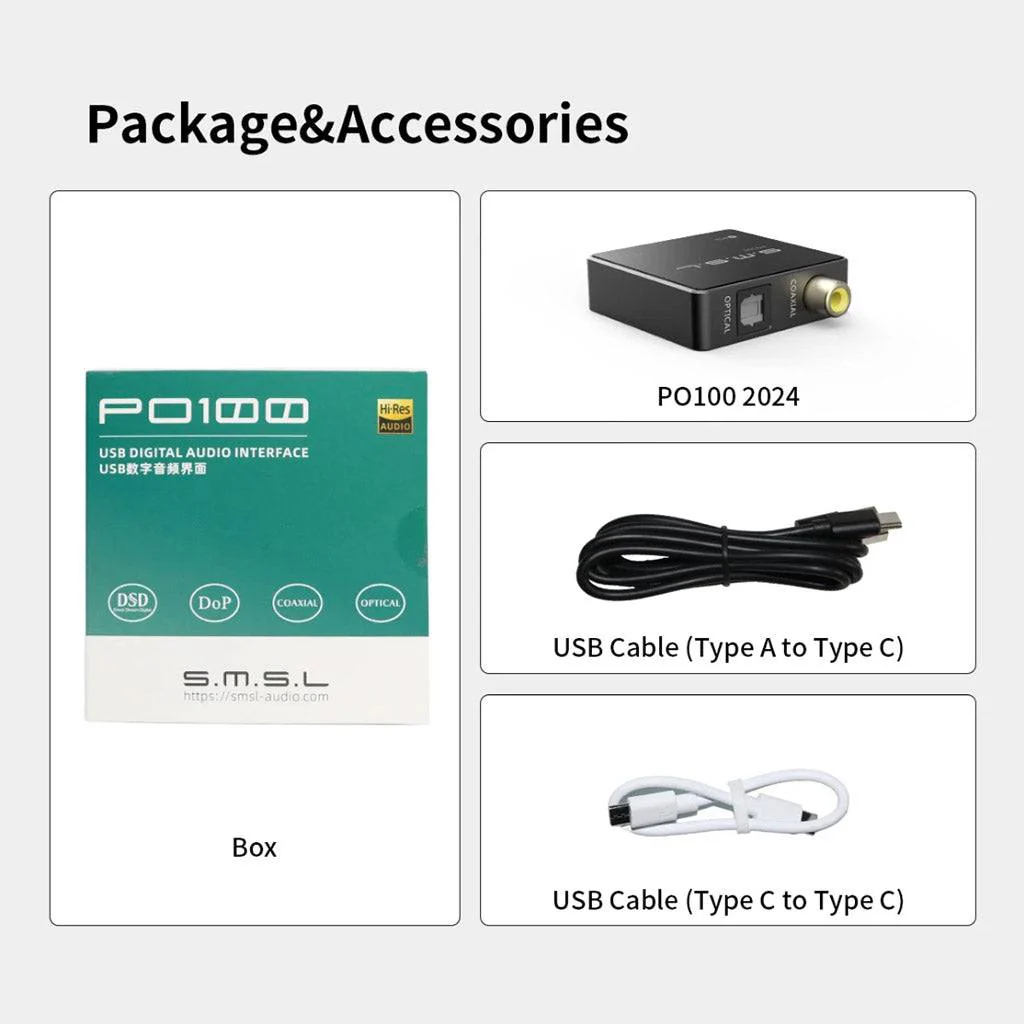S.M.S.L PO100 2024 Compact USB Digital Audio Interface - Image 16