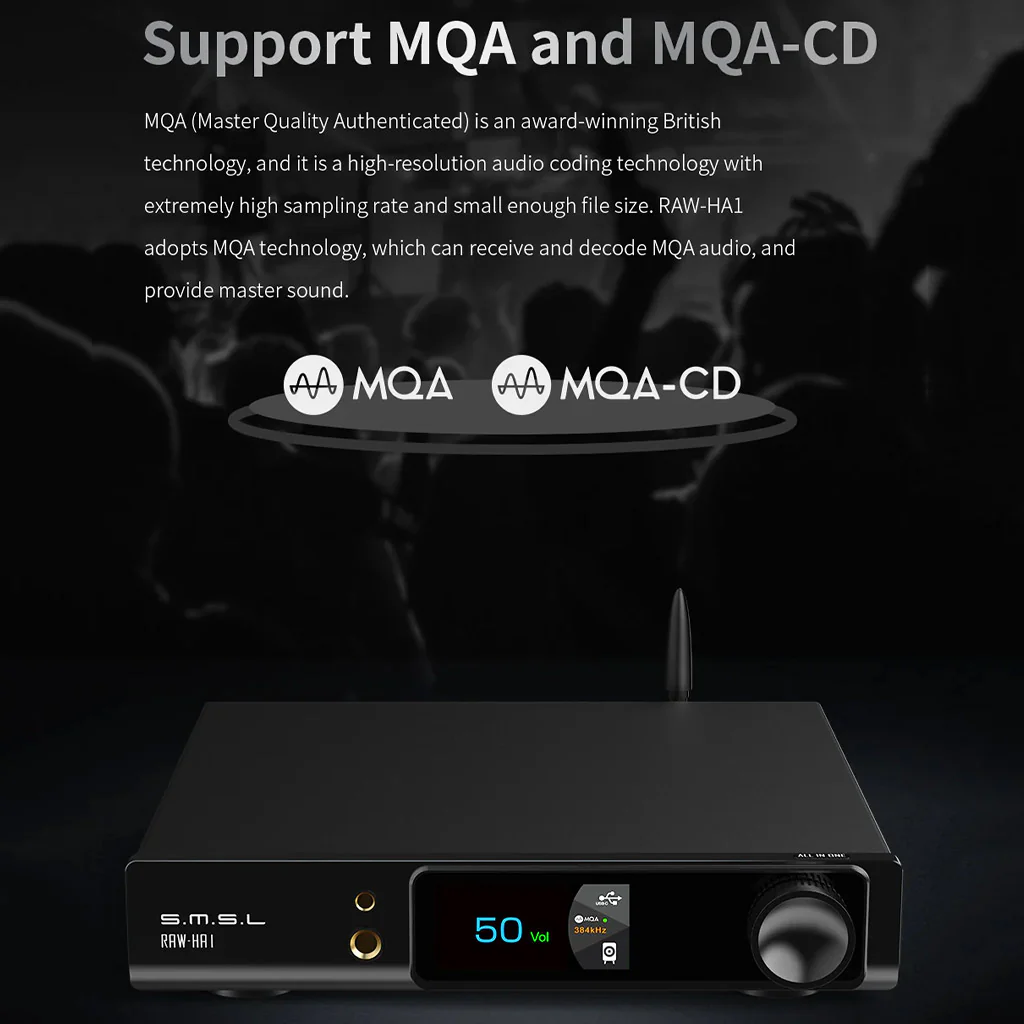 S.M.S.L RAW-HA1 CS43131 Desktop DAC & Power Amplifier - Image 9