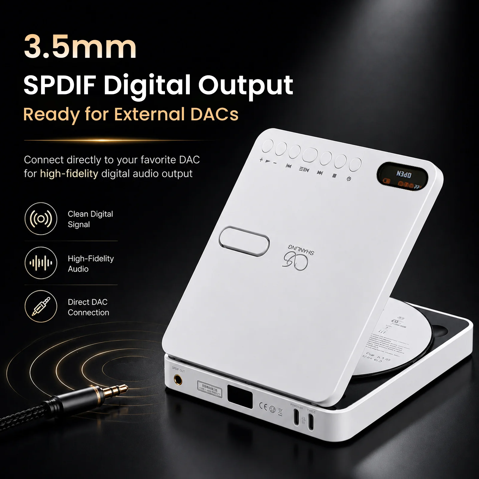 SHANLING - EC Play Portable CD Player - Image 12