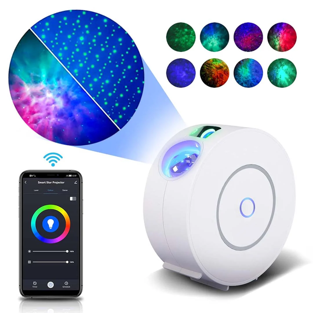 SK20 Wifi Smart Nebula Galaxy Star Light Projector, App & Voice Control - Image 12