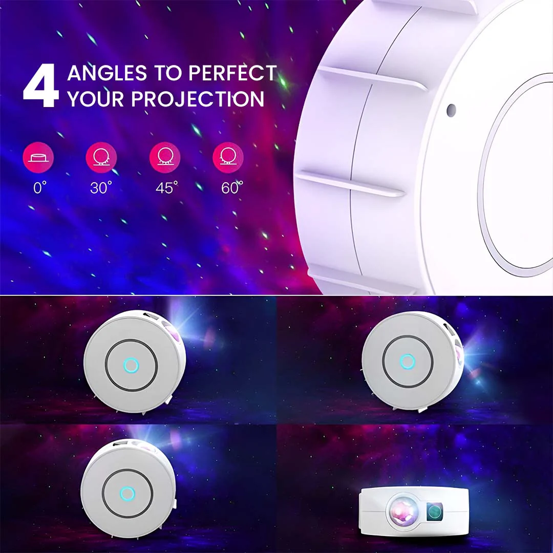 SK20 Wifi Smart Nebula Galaxy Star Light Projector, App & Voice Control - Image 4