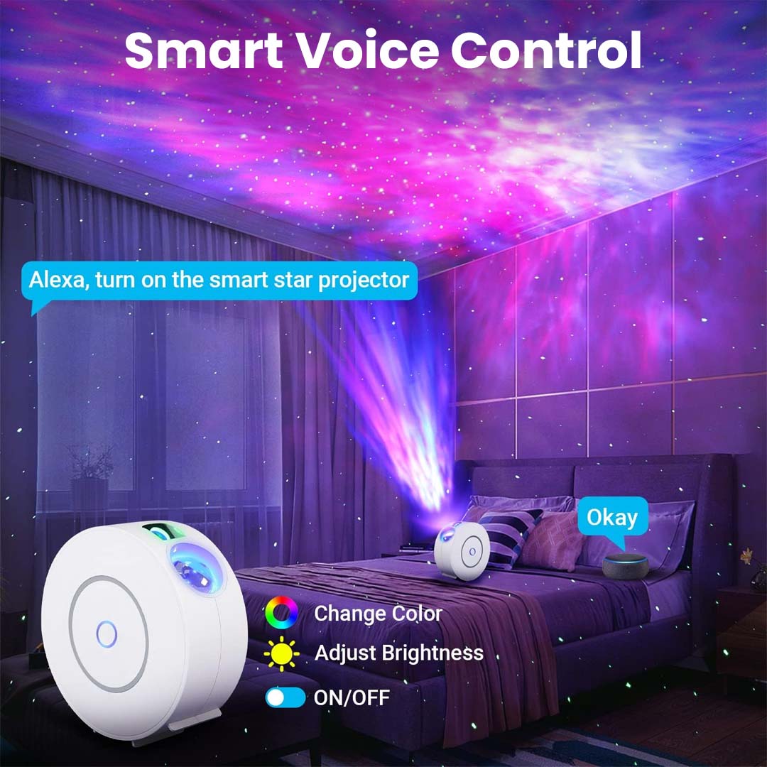 SK20 Wifi Smart Nebula Galaxy Star Light Projector, App & Voice Control - Image 5