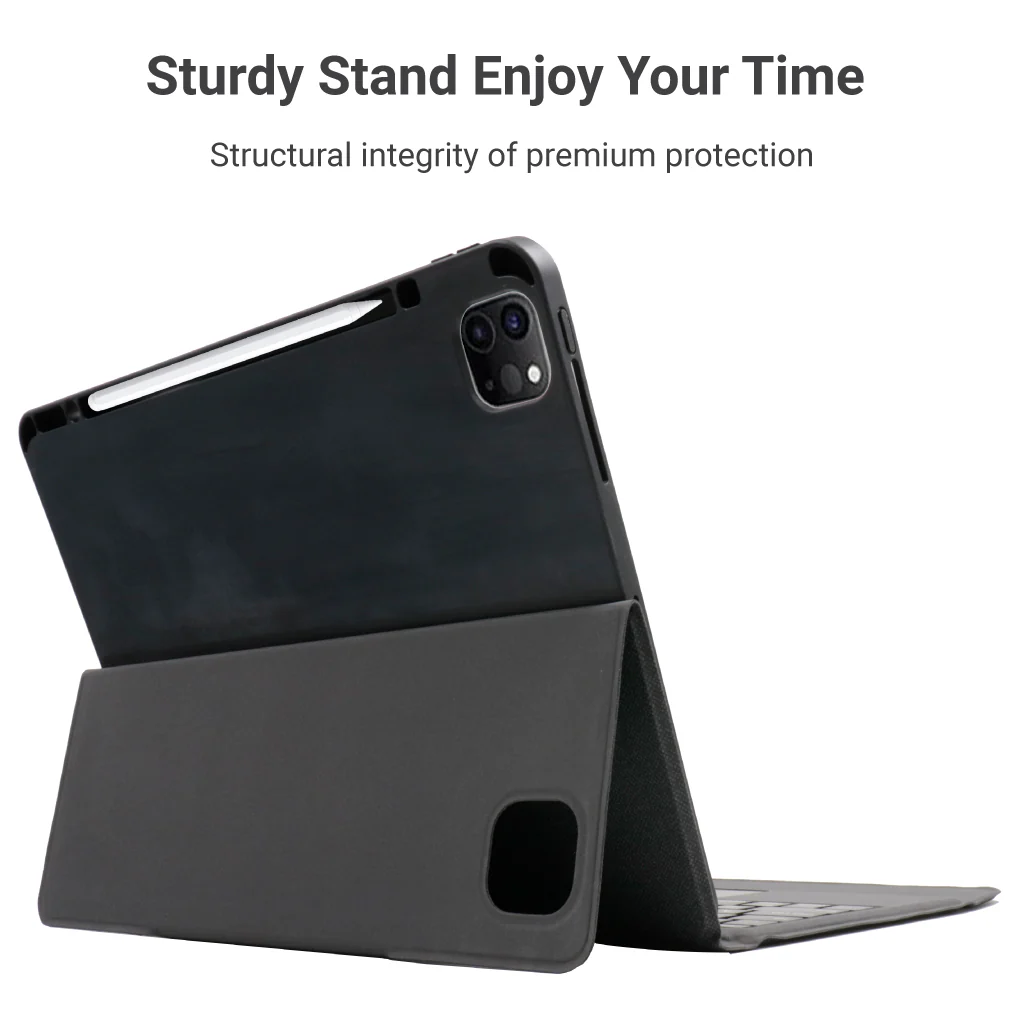 TECPHILE - T2098 Wireless Keyboard Case For iPad Pro 12.9 - Image 5