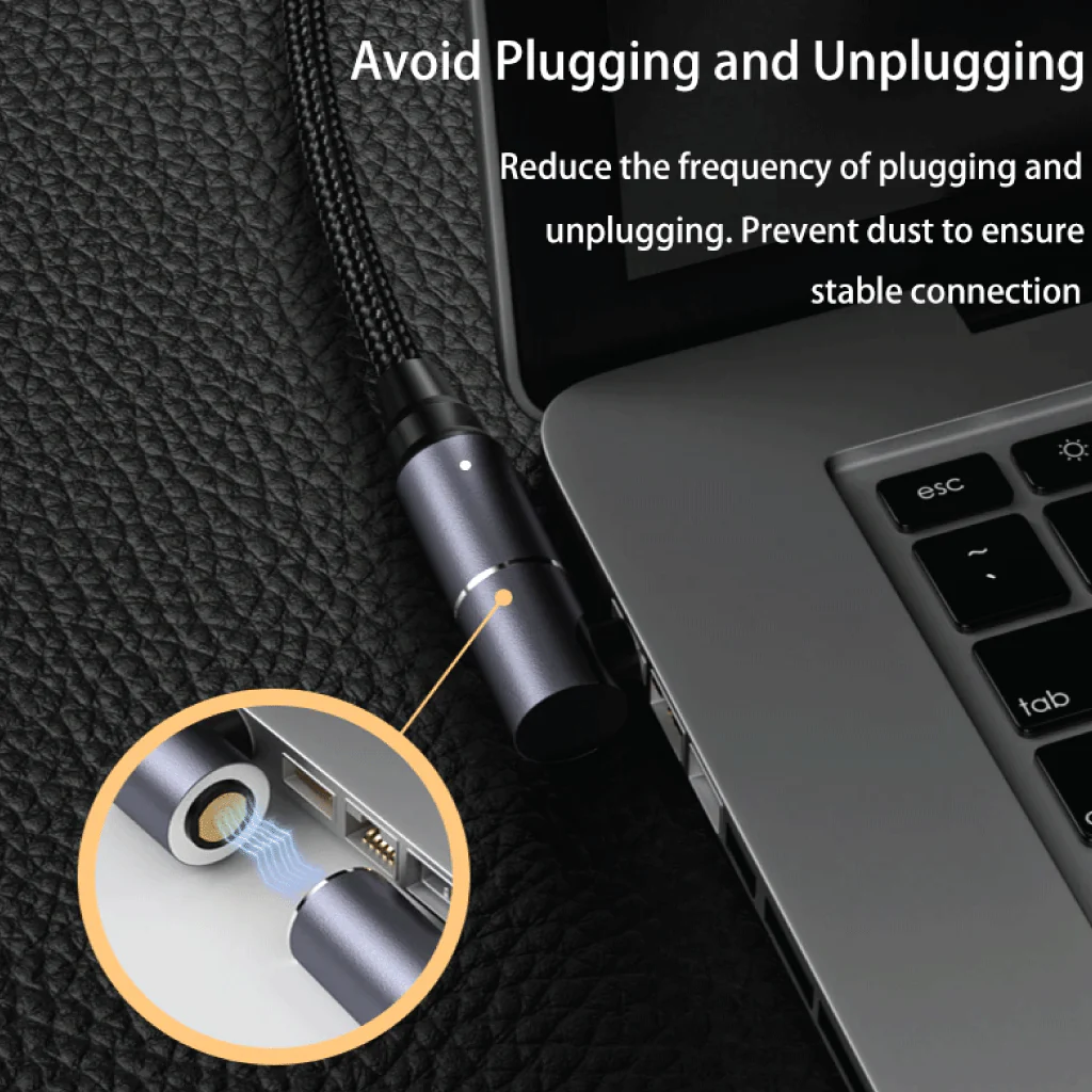 TECPHILE - 100W Magnetic Charging Cable with Adapter for Dell Laptop - Image 20