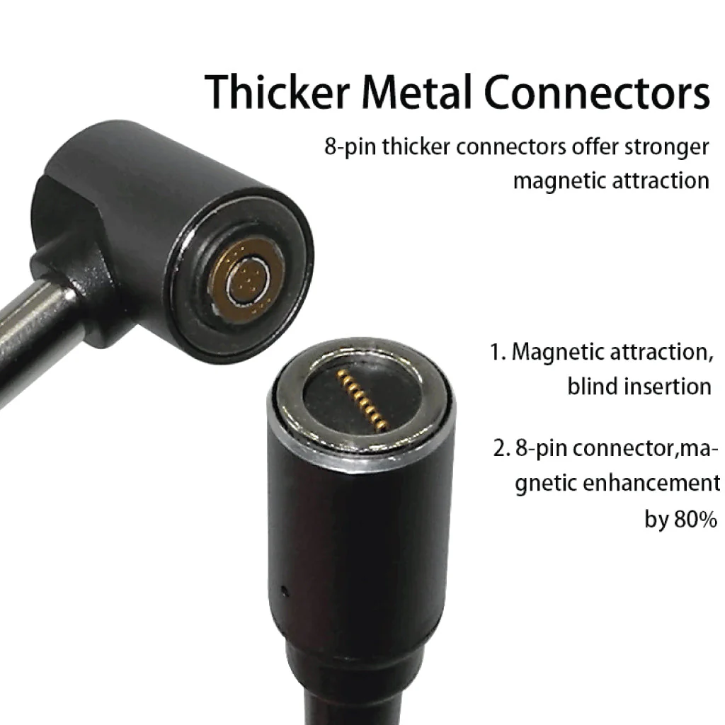 TECPHILE - 100W Magnetic Charging Cable with Adapter for HP Laptop - Image 18