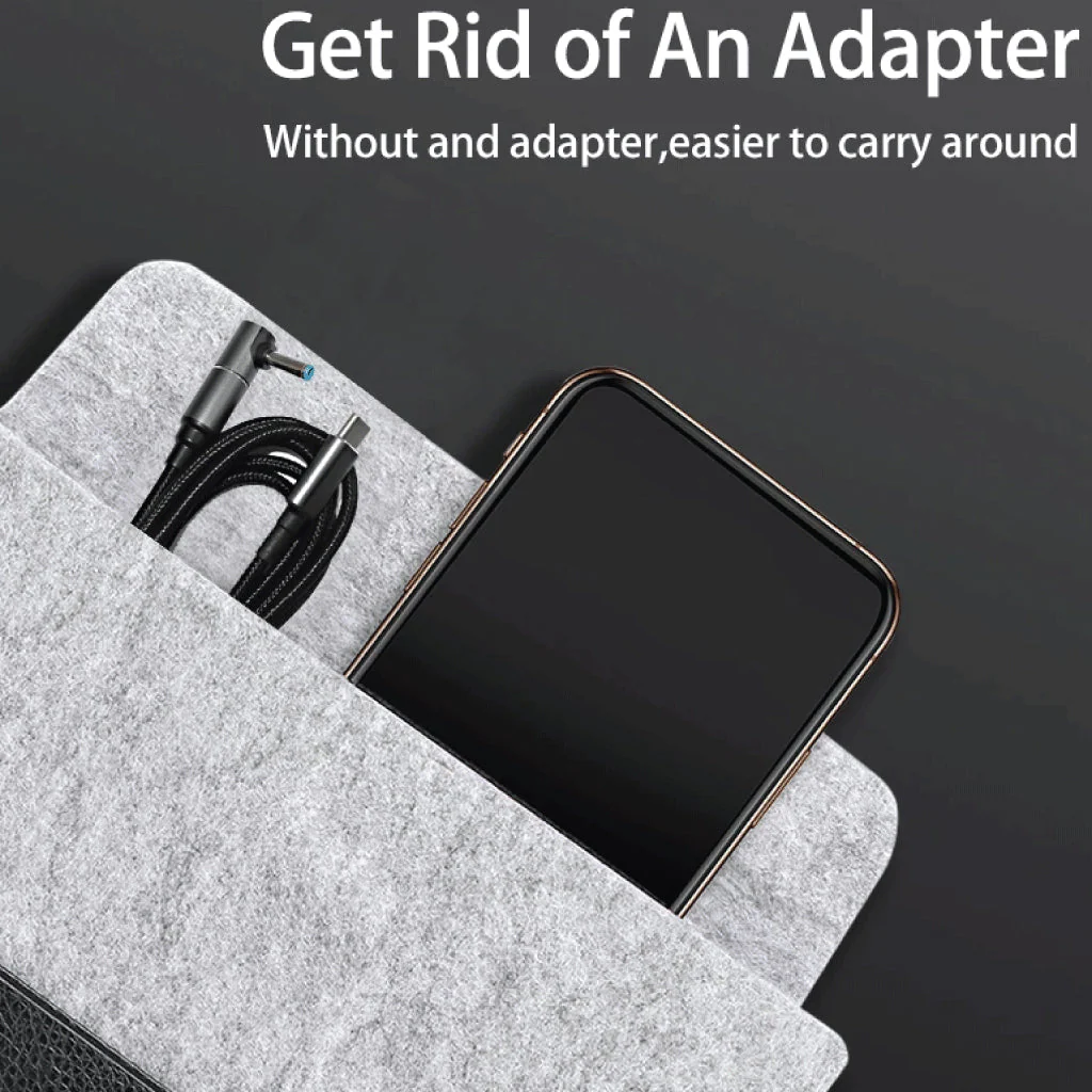 TECPHILE - 100W Magnetic Charging Cable with Adapter for Lenovo Laptop - Image 21