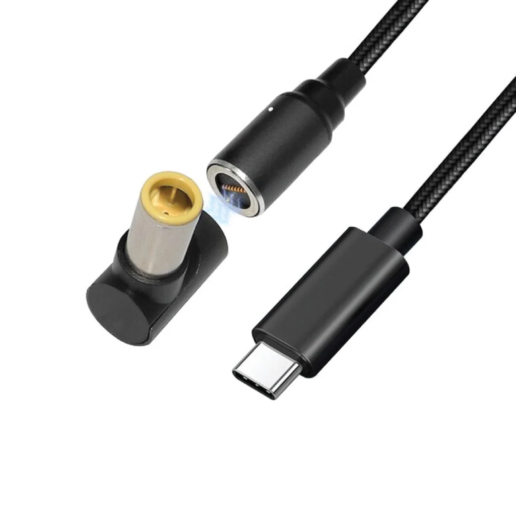 TECPHILE - 100W Magnetic Charging Cable with Adapter for Lenovo Laptop - Image 6