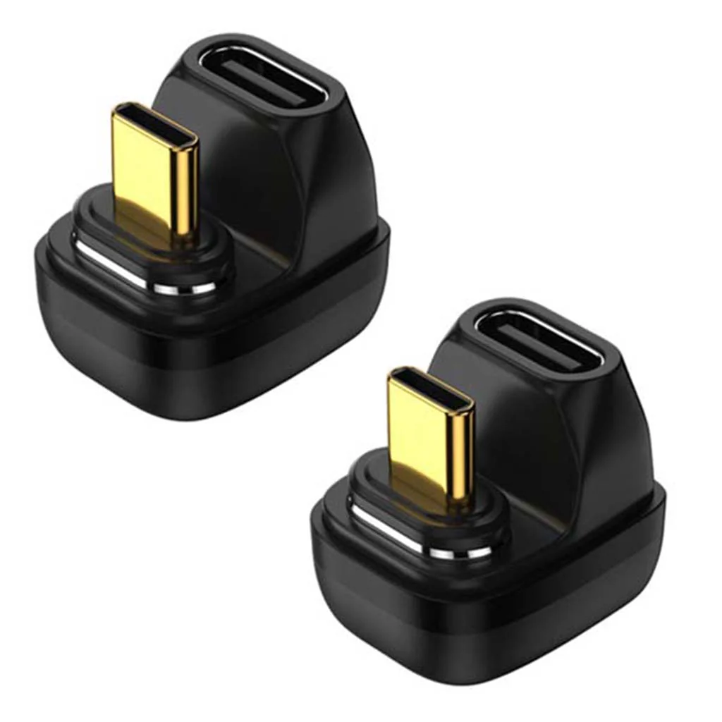 TECPHILE 100W Magnetic U-shaped USB C to Type C Adapter - Image 7
