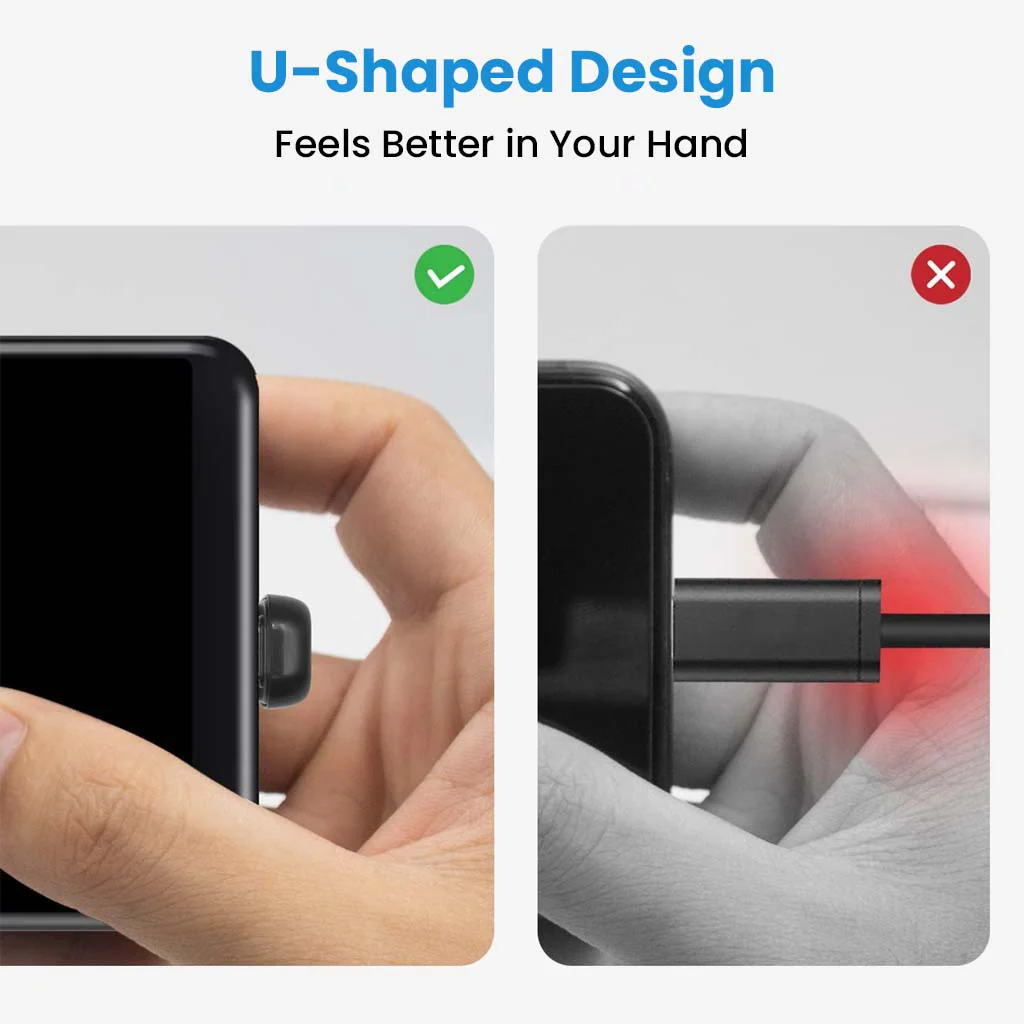 TECPHILE - 100W U-Shape Type-C to USB C Adapter - Image 6