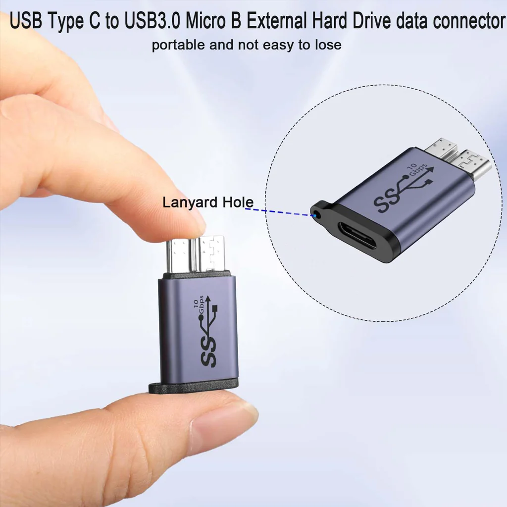 TECPHILE - 10Gbps USB-C/USB-A to Micro B Data Transfer Converter - Image 17