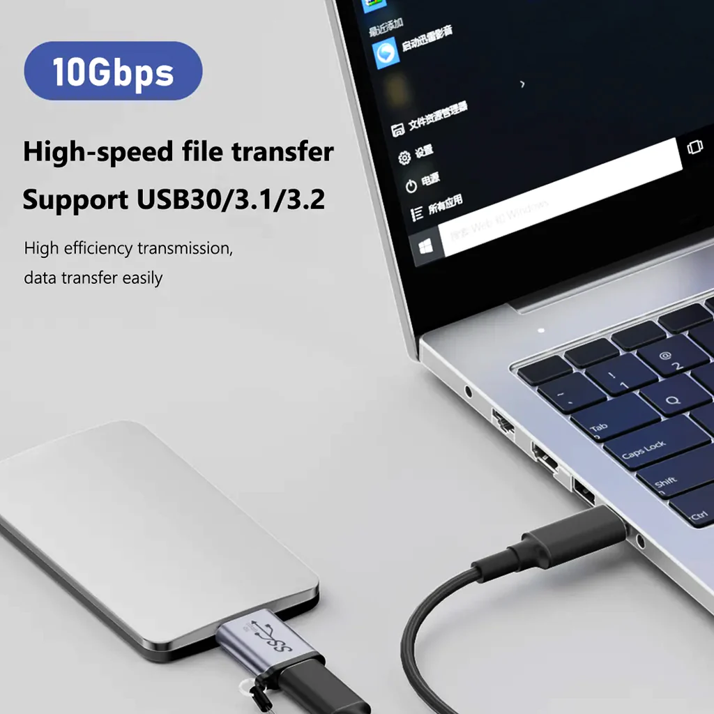 TECPHILE - 10Gbps USB-C/USB-A to Micro B Data Transfer Converter - Image 28
