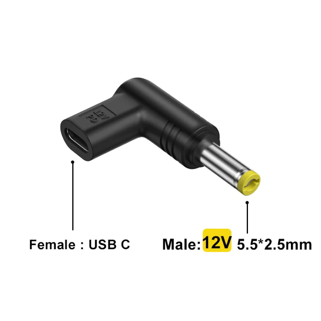 TECPHILE - 12V USB C PD to DC Charging Converter - Image 37