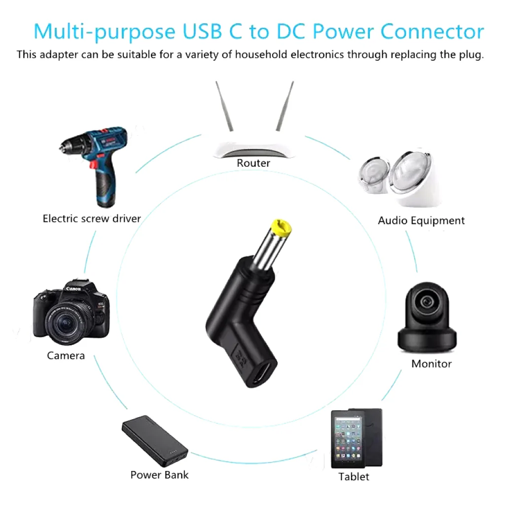 TECPHILE - 12V USB C PD to DC Charging Converter - Image 40
