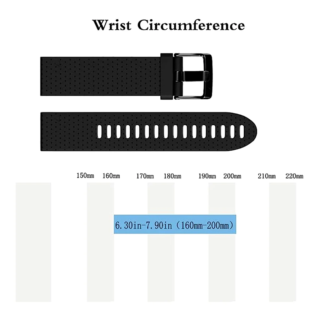 TECPHILE - 20mm Watch Band for Garmin Fenix 5S, 5S Plus - Image 7