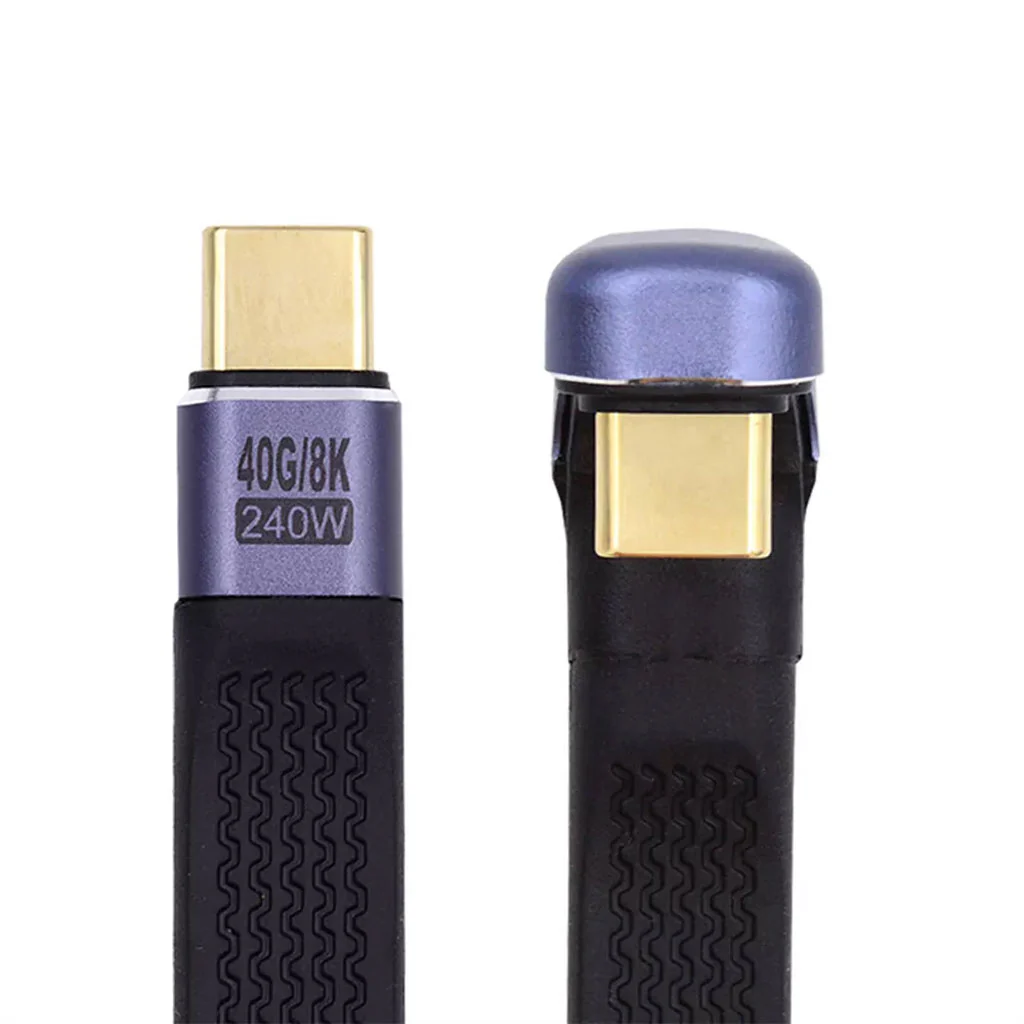 TECPHILE 240W U-Shape Type-C to Type-C Extension Cable - Image 2