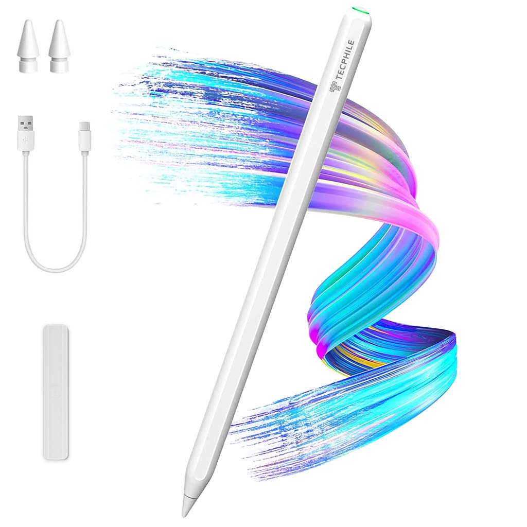 TECPHILE 394S iPad Pencil with Wireless Charging