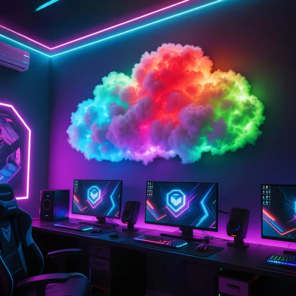 TECPHILE - 3D Customizable DIY Cloud Light with App & Remote Control - Image 5