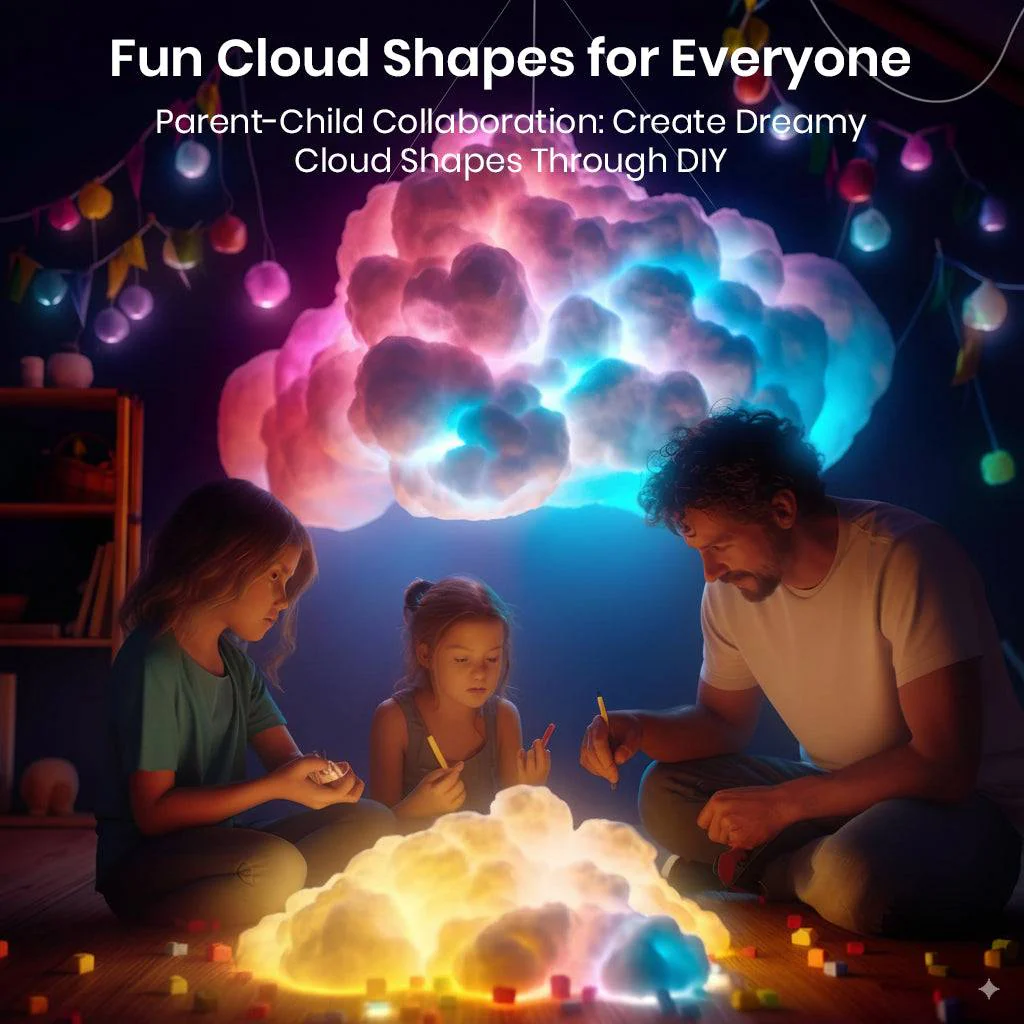 TECPHILE - 3D Customizable DIY Cloud Light with App & Remote Control - Image 6