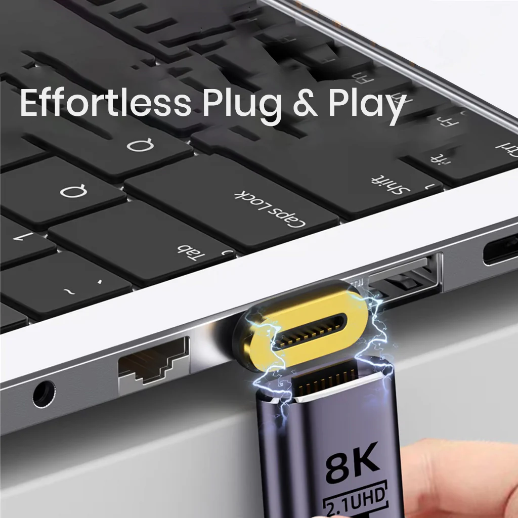 TECPHILE 8K HDMI to HDMI Magnetic Adapter Cable - Image 9