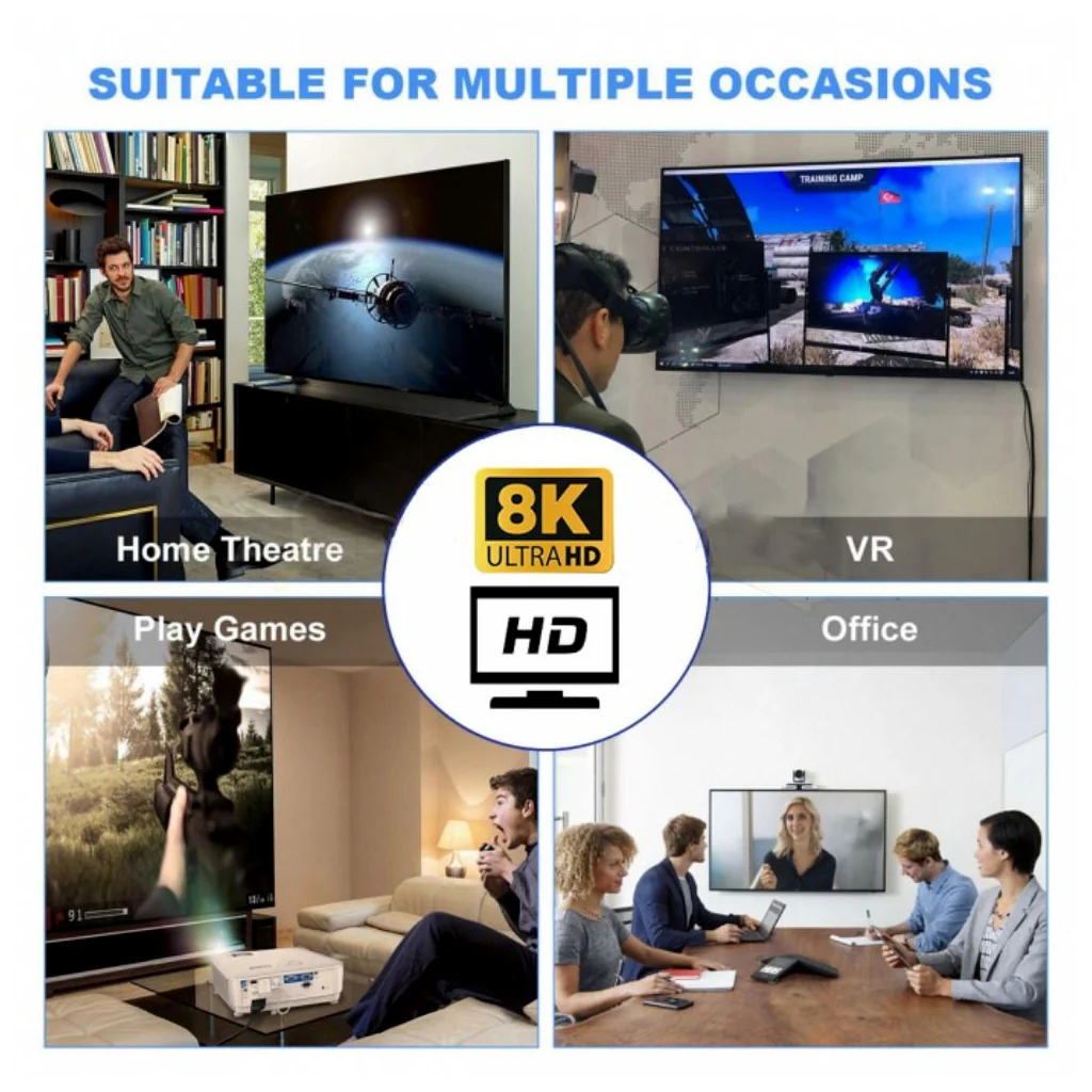 TECPHILE - 8K HDMI 2.1 to Mini HDMI Adapter - Image 6